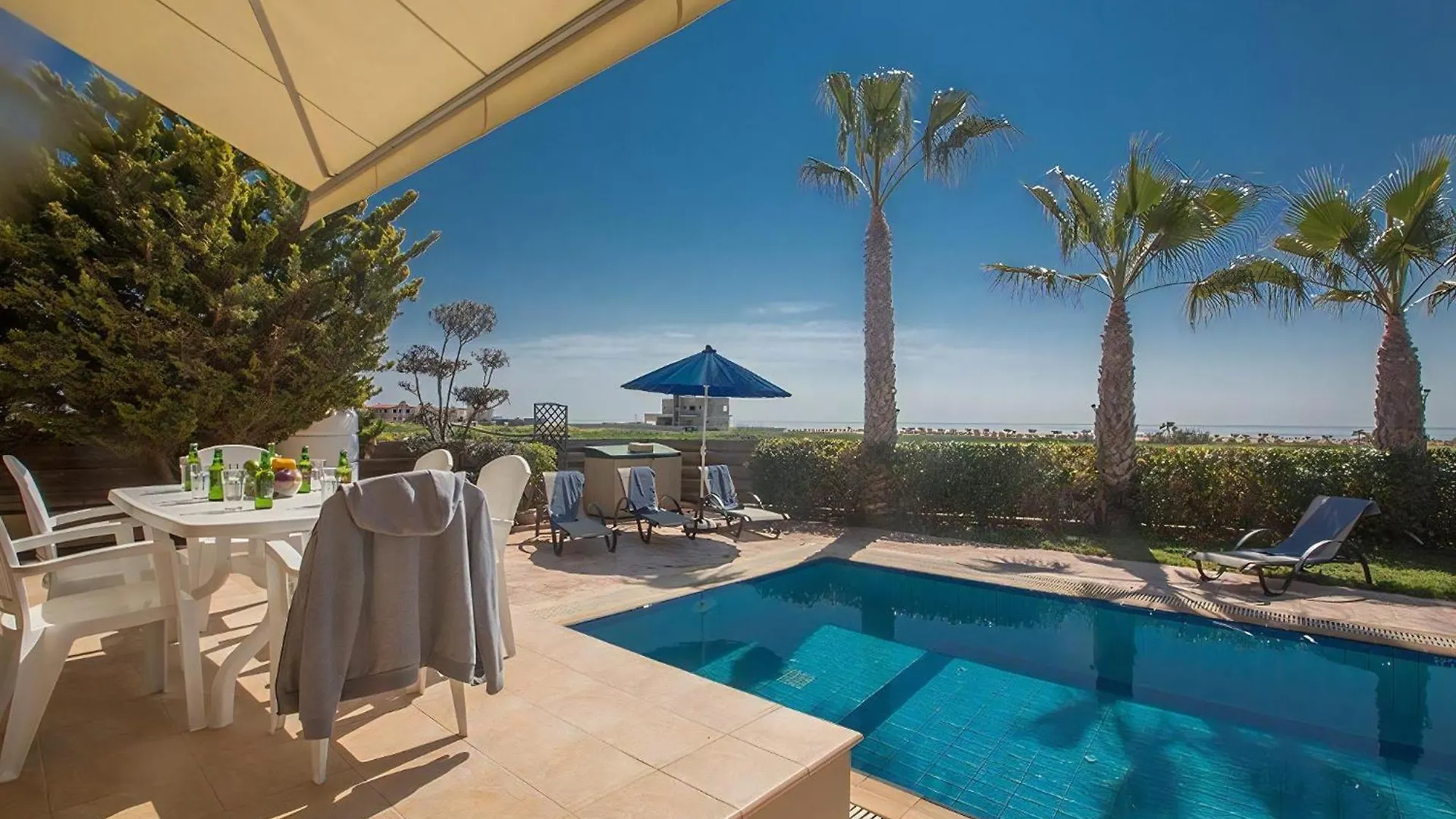 Villa Aspro Enas - Stunning 3 Bedroom Ayia Thekla Villa With Private Pool And Sea Views Ayia Napa 0*,