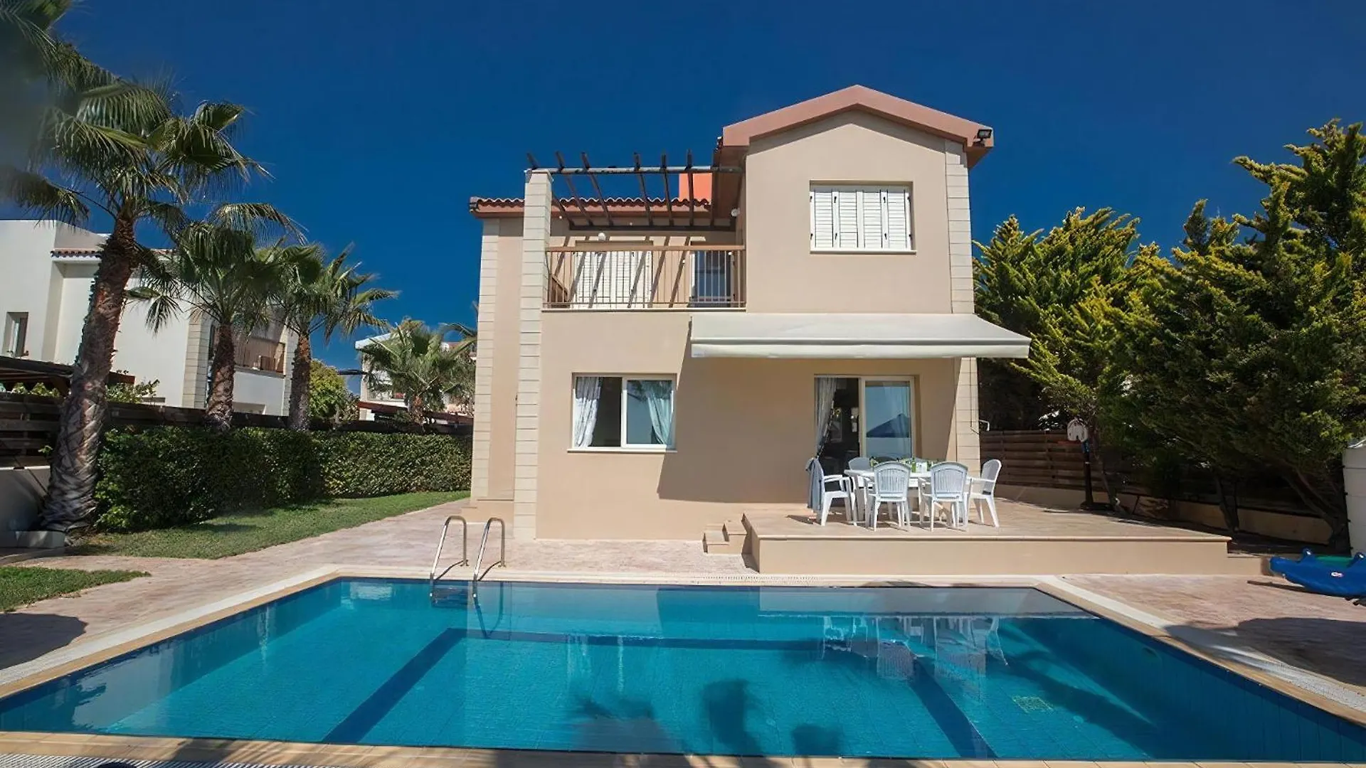Villa Aspro Enas - Stunning 3 Bedroom Ayia Thekla Villa With Private Pool And Sea Views Ayia Napa Cyprus